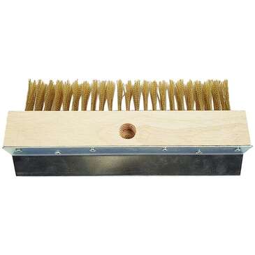 HKE SOLUTIONS Replacement Charbroiler Brush Head, 8", Tan, Spring Bristles, Prince Castle CM-1