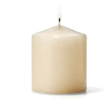 Hollowick P3X3I-12 Candle, Wax