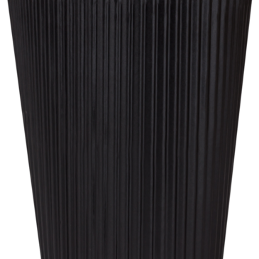 Hot Cup, 12 OZ, Black, Paper, Ripple, (500ct / 20 Case Pack),  LOLC-KRC512B