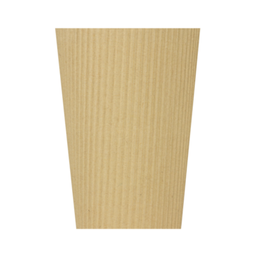 Hot Cup, 16 Oz, Kraft, Paper, Ripple, (500/Case), Karat C-KRC516