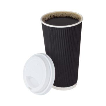 Hot Cup, 20 Oz, Black, Paper, (500/Case), Karat C-KRC520B