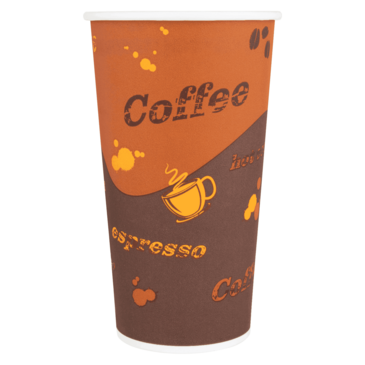 Hot Cup, 20 oz, Generic Print, Paper, (600/Case), Karat C-K520