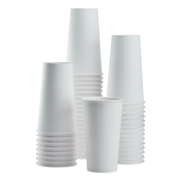 Hot Cup, 20 Oz, White, Paper, (600/Case), Karat C-K520W