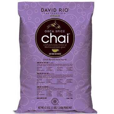 HOUSTONS / LIBBEY Orca Spice Chai, 3 Lb., Sugar Free, David Rio 01-1359