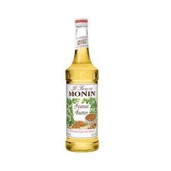HOUSTONS / LIBBEY Monin Peanut Butter Syrup, 750ml,  Glass Bottle, HOUSTON/LIBBEY MNIN01-1850  