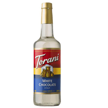 HOUSTONS / LIBBEY White Chocolate Syrup, 25.4oz, Clear, Glass Bottle, Torani 361477