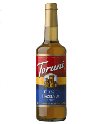 HOUSTONS / LIBBEY Hazelnut Syrup, 25.4 oz, Classic, Torani 362078