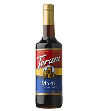 HOUSTONS / LIBBEY Maple Syrup, 25.4oz, Dark Brown, Glass Bottle, Torani MAPLESYRUP
