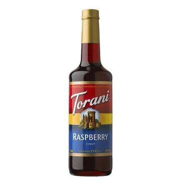 HOUSTONS / LIBBEY Raspberry Syrup, 25.4 oz, Glass Bottle, Torani 362658