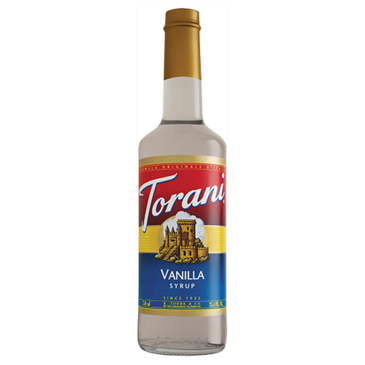 HOUSTONS / LIBBEY Vanilla Syrup, 25.4 oz, Glass Bottle, Torani 362801