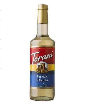 HOUSTONS / LIBBEY French Vanilla Syrup, 25.4 oz, Torani (12/case) 362825