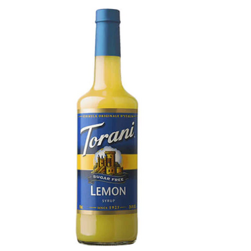 HOUSTONS / LIBBEY Lemon Syrup, 25.4oz, Yellow, Glass Bottle, Sugar-Free, Torani G-LEMON-SF