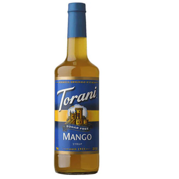 HOUSTONS / LIBBEY Mango Syrup, 25.4oz, Golden Yellow, Glass Bottle, Sugar-Free, Torani 372251