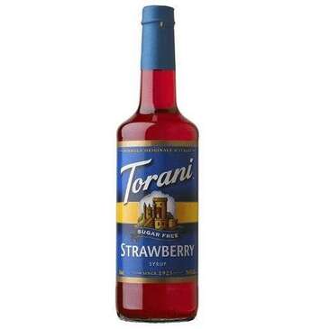 HOUSTONS / LIBBEY Strawberry Syrup, 25.4 oz, Sugar-Free, Torani 372701