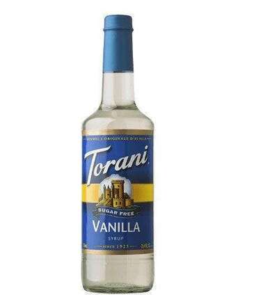 HOUSTONS / LIBBEY Vanilla Syrup, 25.4 oz, Sugar-Free, Torani 372817