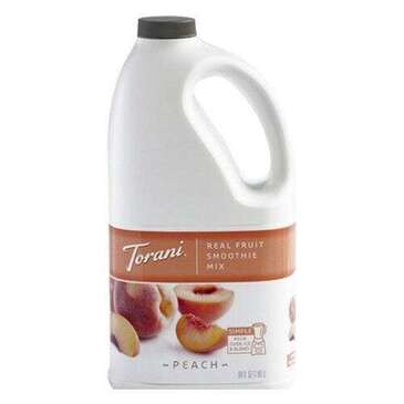 HOUSTONS / LIBBEY Peach Real Fruit Smoothie Mix, 64 oz, Torani 900119