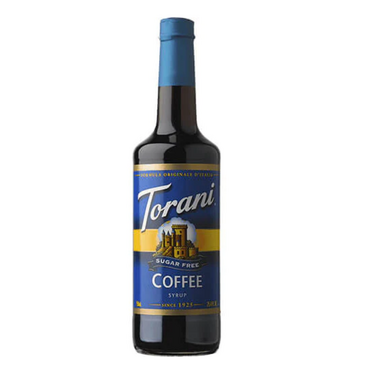 HOUSTONS / LIBBEY Coffee Syrup, 25.4oz, Dark Brown, Glass, Sugar Free, Torani COFFEE-SF 