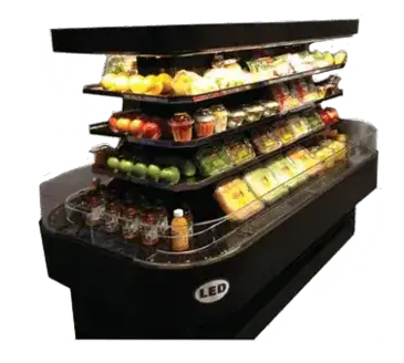 Howard-McCray SC-OD42I-7-S-LED Merchandiser, Open Refrigerated Display