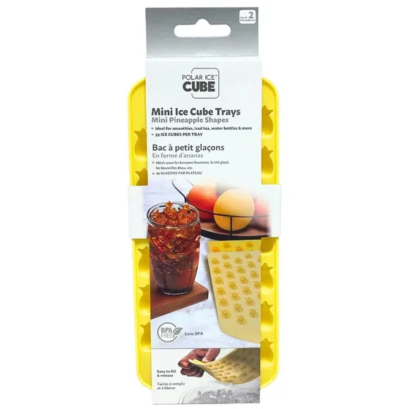 KOLE IMPORTERS ICE CUBE TRAY STAR SHAPED SET OF 2
