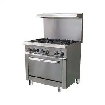 IKON COOKING IR-6-36 Range, 36" Restaurant, Gas