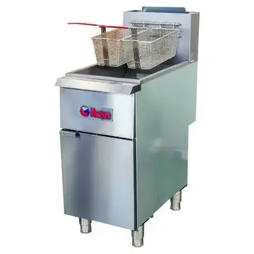 IKON IGF-35/40-LP Fryer, Gas, Floor Model, Full Pot