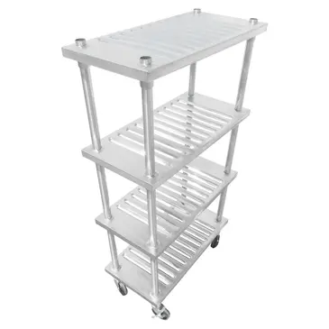 IMC/Teddy S-2418-4L Shelving Unit, Louvered Slotted