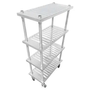 IMC/Teddy S-2421-4L Shelving Unit, Louvered Slotted
