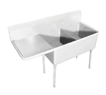 IMC/Teddy SCS-24-1620-24R Sink, (2) Two Compartment