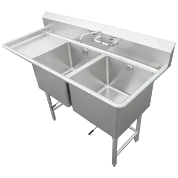 IMC/Teddy SCS-24-2020-36L Sink, (2) Two Compartment