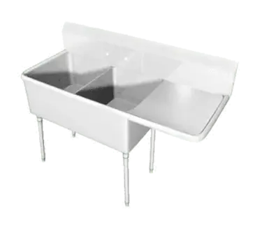 IMC/Teddy SCS-26-2424-30L Sink, (2) Two Compartment