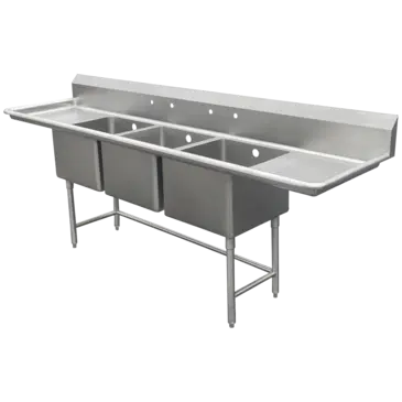 IMC/Teddy SCS-34-1620-36RL Sink, (3) Three Compartment