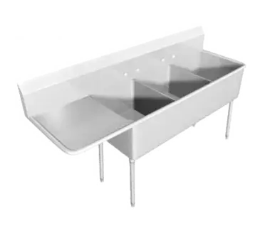 IMC/Teddy SCS-34-2020-24R Sink, (3) Three Compartment