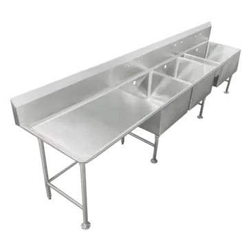 IMC/Teddy SCS-34-2020-30L Sink, (3) Three Compartment