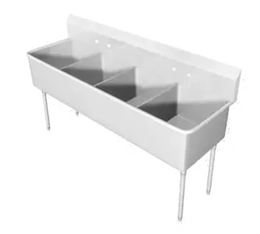 IMC/Teddy SCS-44-1620 Sink, (4) Four Compartment