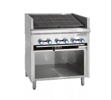 Imperial IABF-24 Charbroiler, Gas, Floor Model