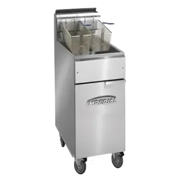 Imperial IFS-50-OP Fryer, Gas, Floor Model, Full Pot