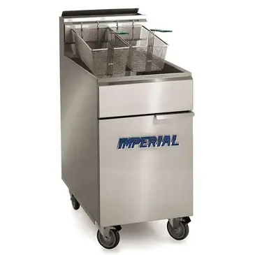 Imperial IFS-75 Fryer, Gas, Floor Model, Full Pot