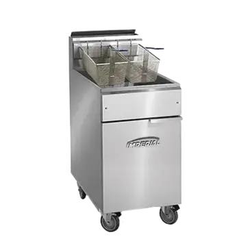 Imperial IFS-75-OP Fryer, Gas, Floor Model, Full Pot