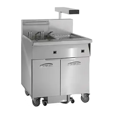 Imperial IFSCB150E Fryer, Electric, Floor Model, Full Pot