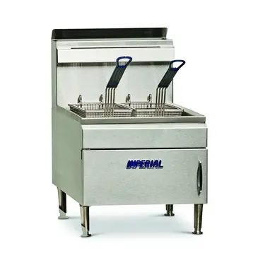 Imperial IFST-25 Fryer, Gas, Countertop, Full Pot