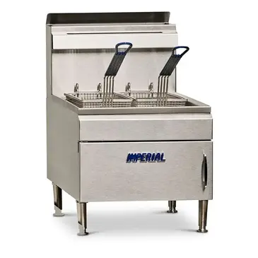 Imperial IFST-25 Fryer, Gas, Countertop, Full Pot