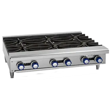 Imperial IHPA-6-36 Hotplate, Countertop, Gas