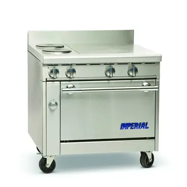 Imperial IHR-2HT Range, 36" Heavy Duty, Gas