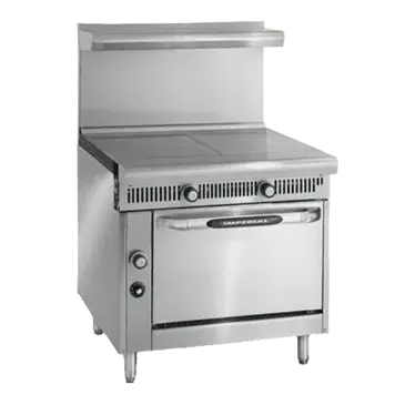 Imperial IHR-2HT-C Range, 36" Heavy Duty, Gas