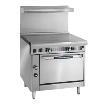 Imperial IHR-2HT-C Range, 36" Heavy Duty, Gas