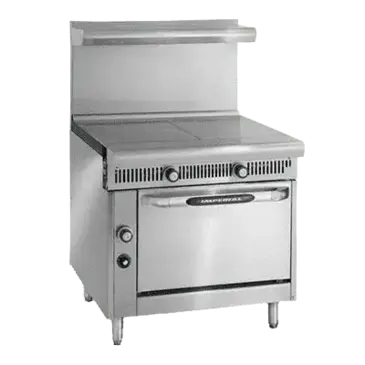 Imperial IHR-2HT-M Range, 36" Heavy Duty, Gas