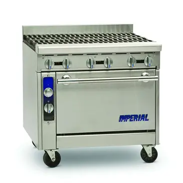 Imperial IHR-6-XB Range, 36" Heavy Duty, Gas