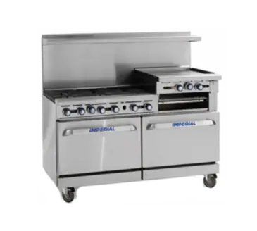 Imperial IR-10-XB Range, 60" Restaurant, Gas