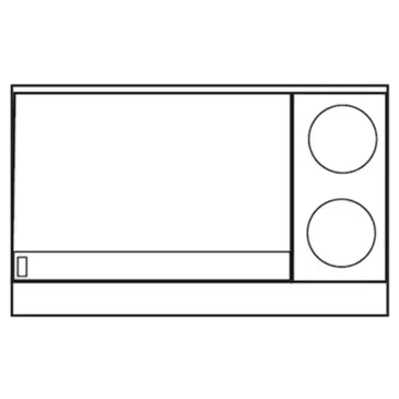 Imperial IR-2-G36T-E Range, 48" Restaurant, Electric