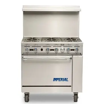 Imperial IR-6 Range, 36" Restaurant, Gas